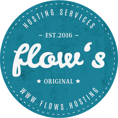 flow's hosting services logo'
